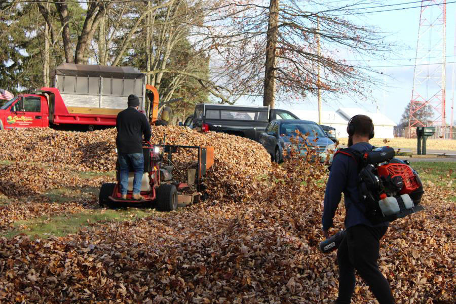 🍂 The Mega Leaf Plow Finishes What the Blower Starts