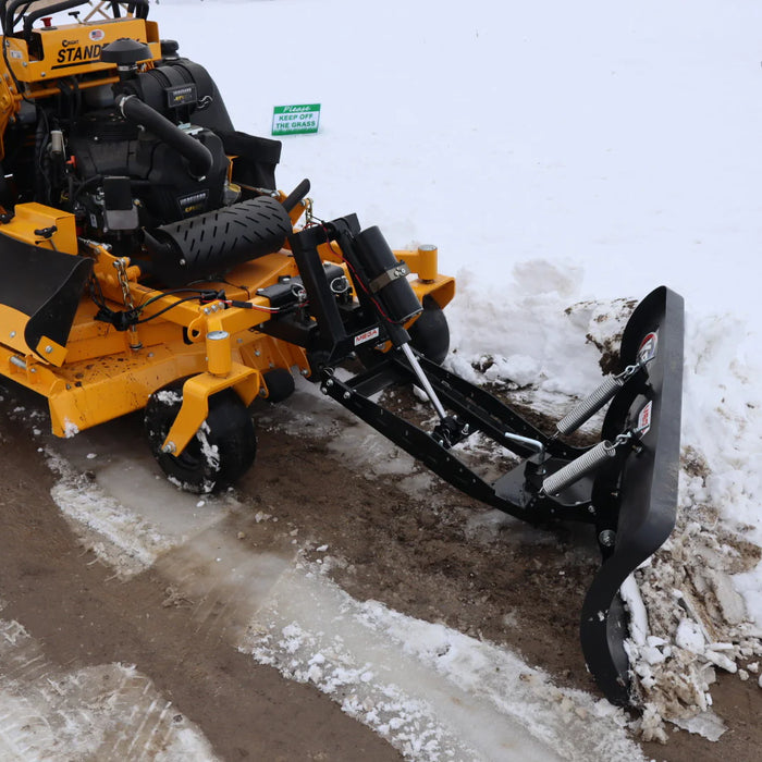 What does it mean to add a snow Blade to your mower?