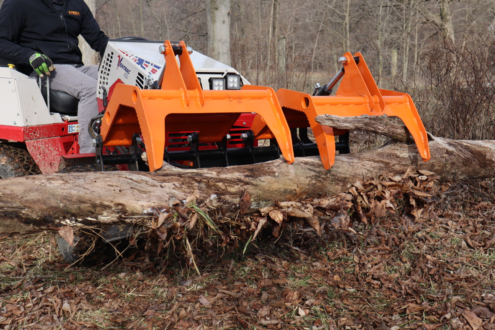 Slip Grapple 48'' | Heavy-Duty Landscaping Attachment by Mega Attachments